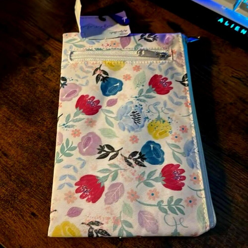 Paper Studio Agenda Floral Planner Pen Pouch - NEW w/Tags